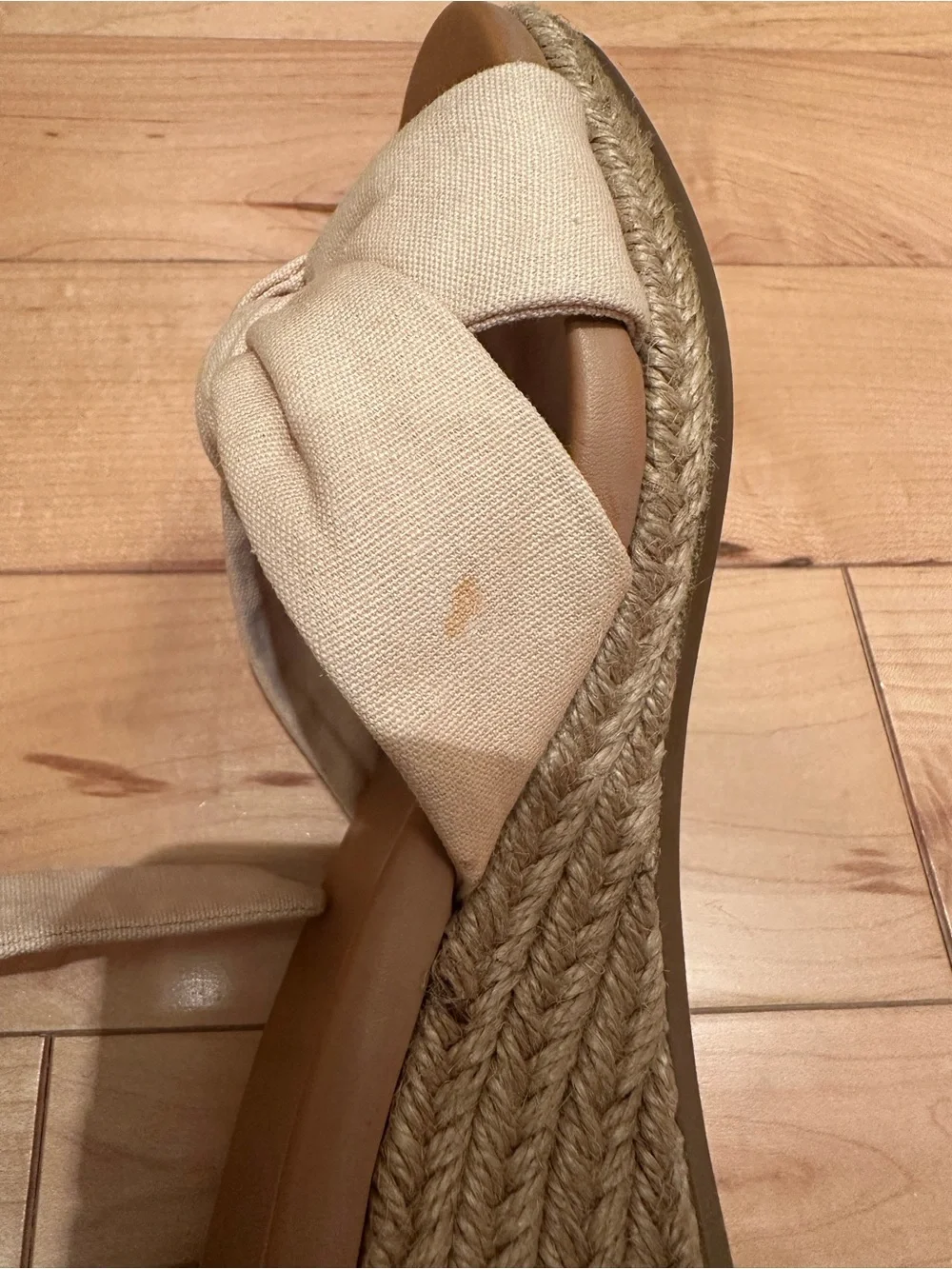 UGG Cream Espadrille Wedge Sandal